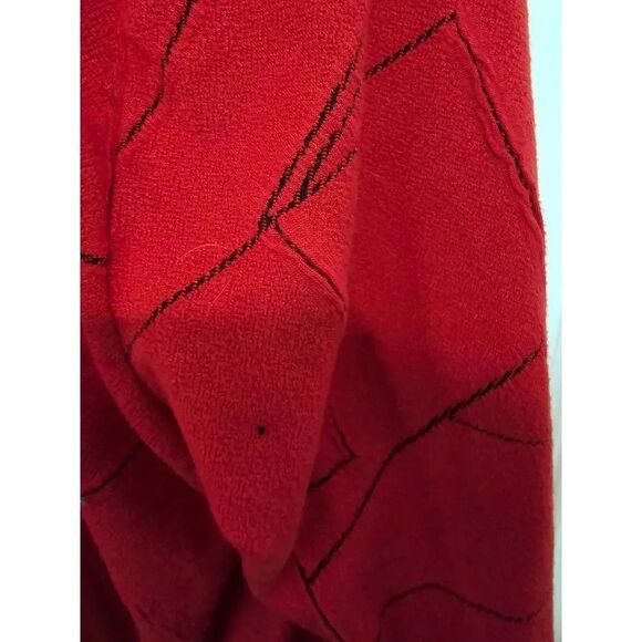 Ali Miles Red Blouse Large - Picture 7 of 9